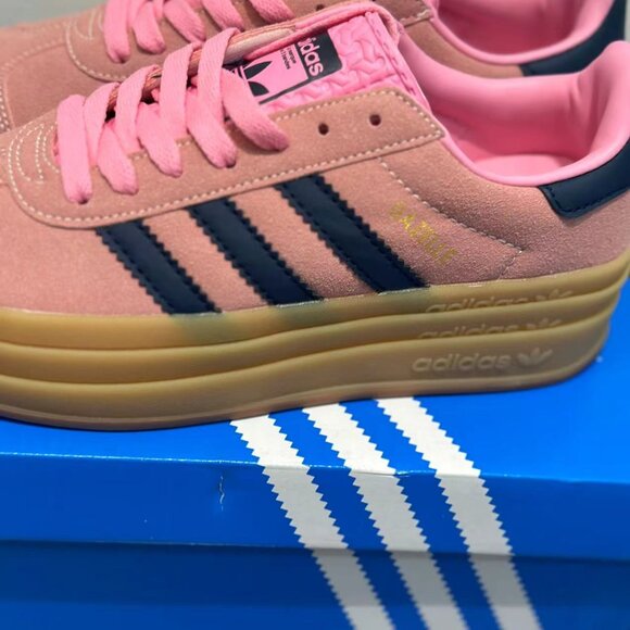 Adidas GAZELLE BOLD OG PINK H06122 Womens Sneakers - Picture 4 of 5